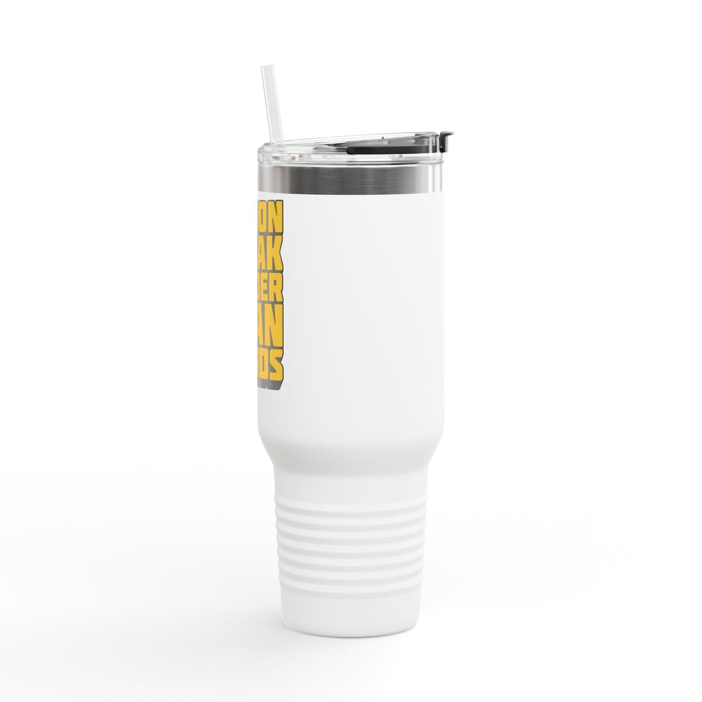 Action Speak Louder Than Words Insulated Travel Mug, 40oz