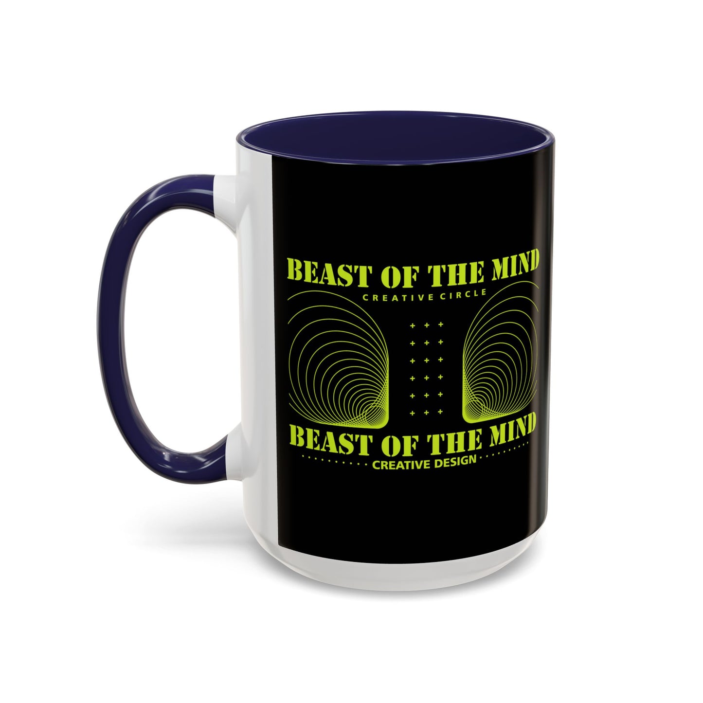 Beast Of The Mind Creative Circle Accent Coffee Mug (11, 15oz)