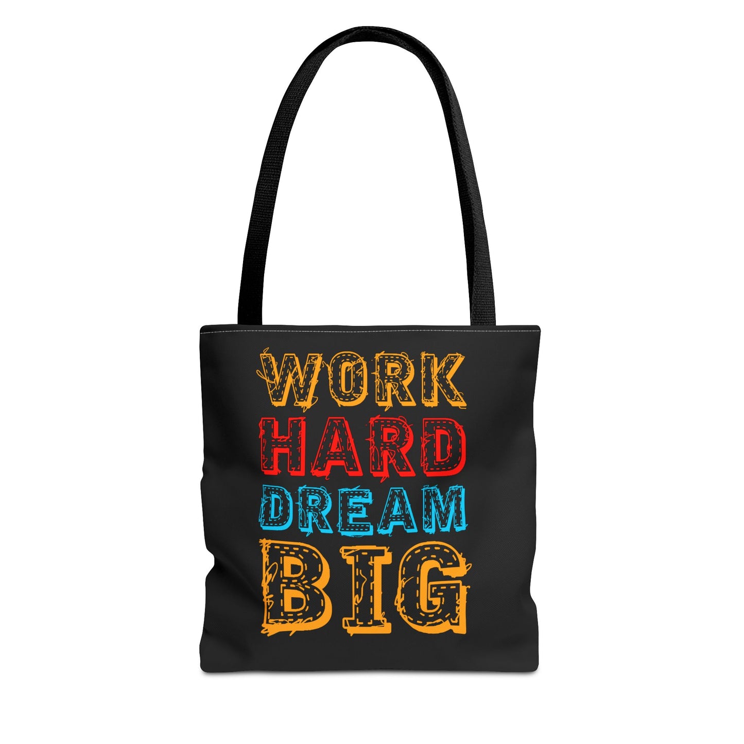Work Hard Dream Big Tote Bag (AOP)