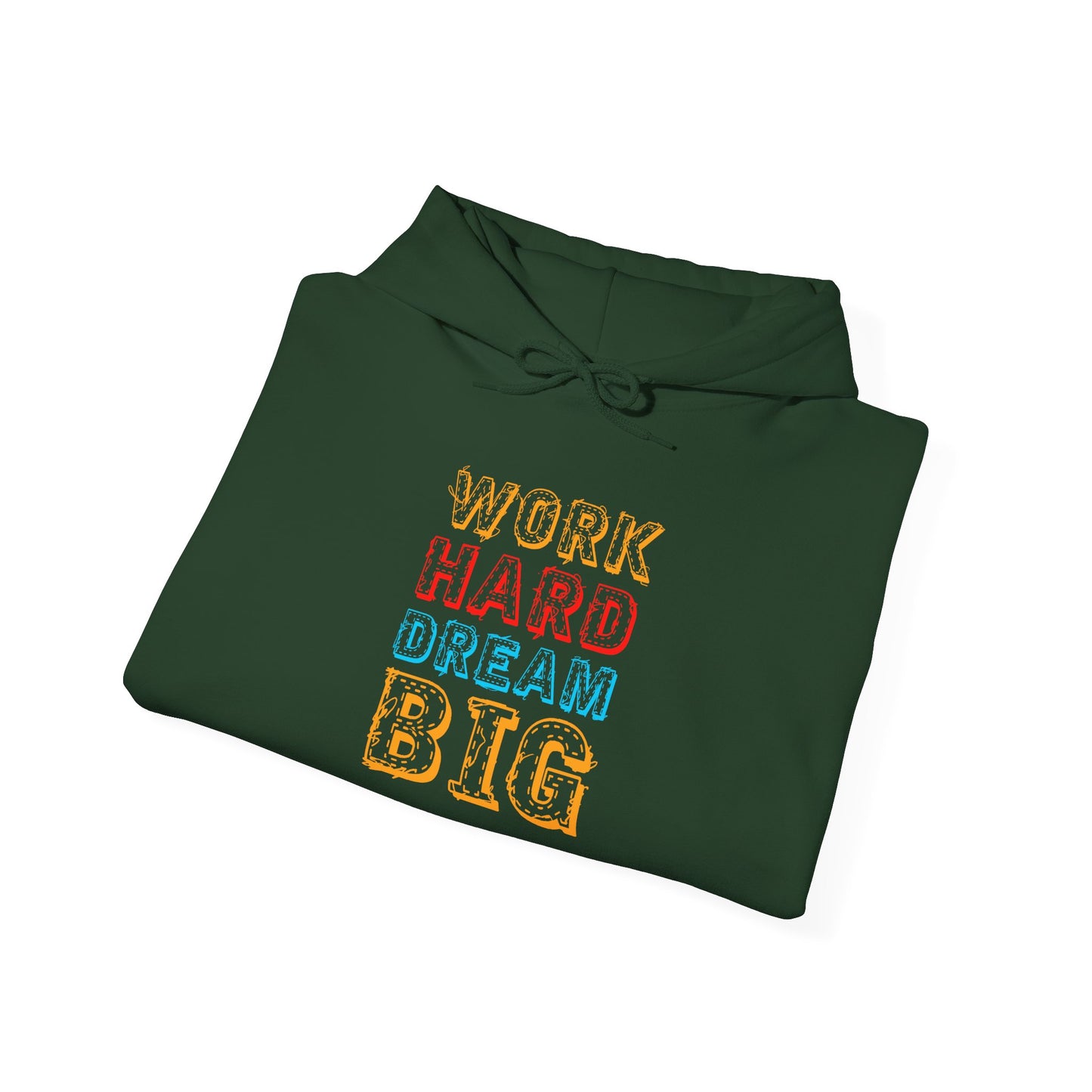 Work Hard Dream Big Unisex Heavy Blend™ Hooded Sweatshirt