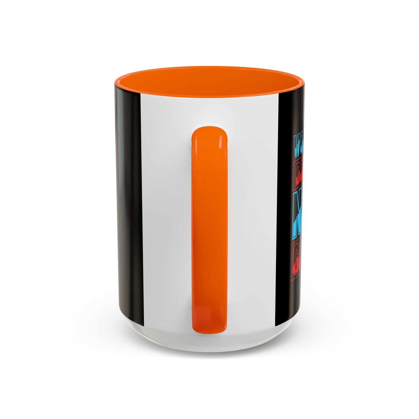 Work Hard Dream Big Never Give Up Accent Coffee Mug (11, 15oz)
