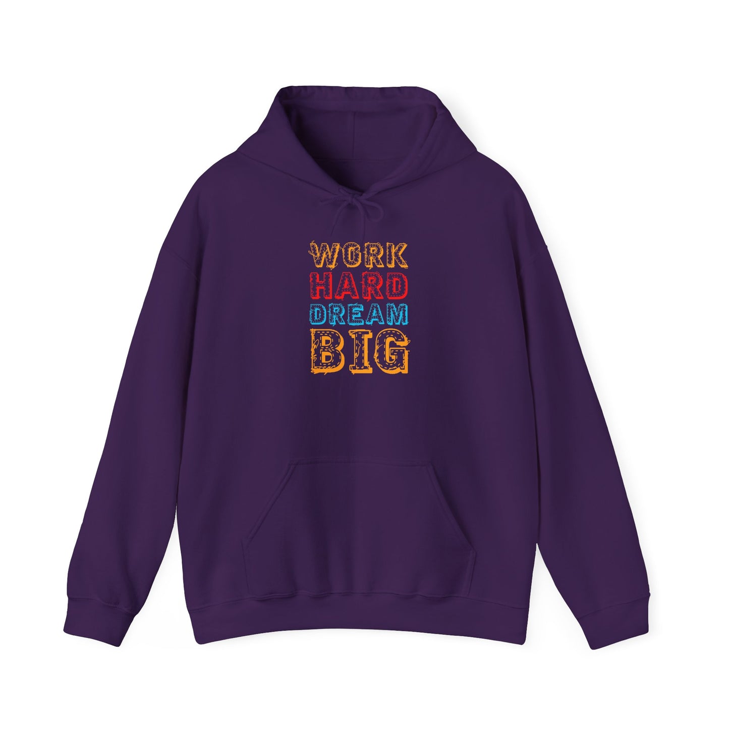 Work Hard Dream Big Unisex Heavy Blend™ Hooded Sweatshirt