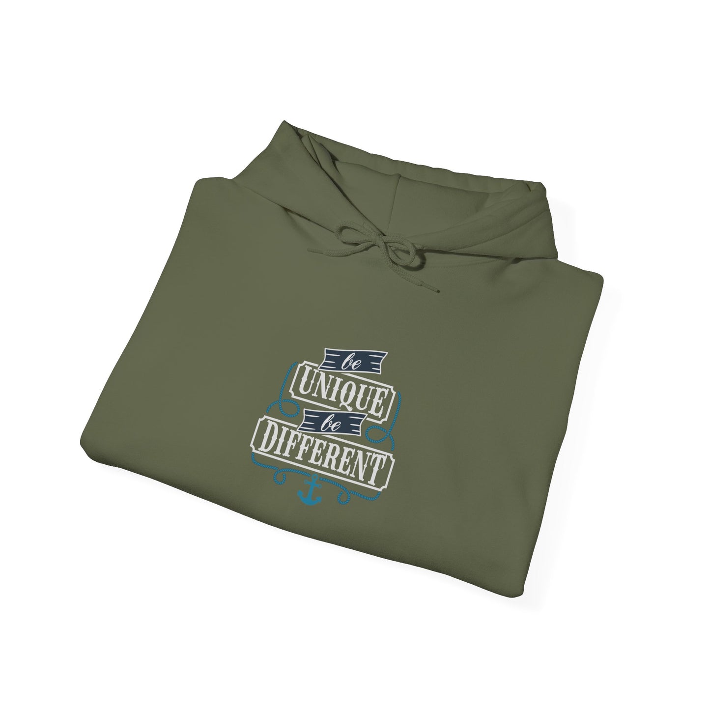 Be Unique Be Different Unisex Heavy Blend™ Hooded Sweatshirt
