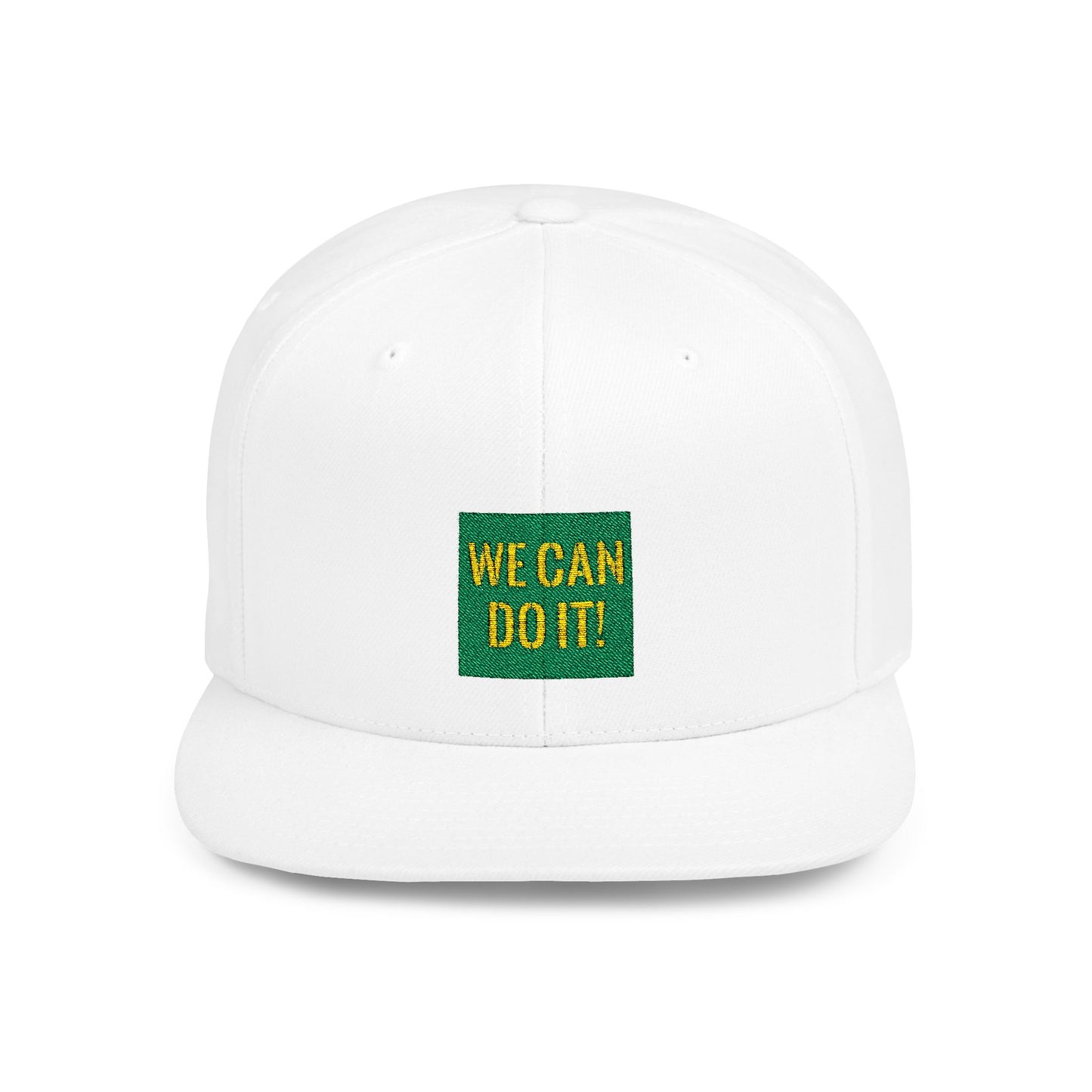 You Can Do It Flat Bill Snapback