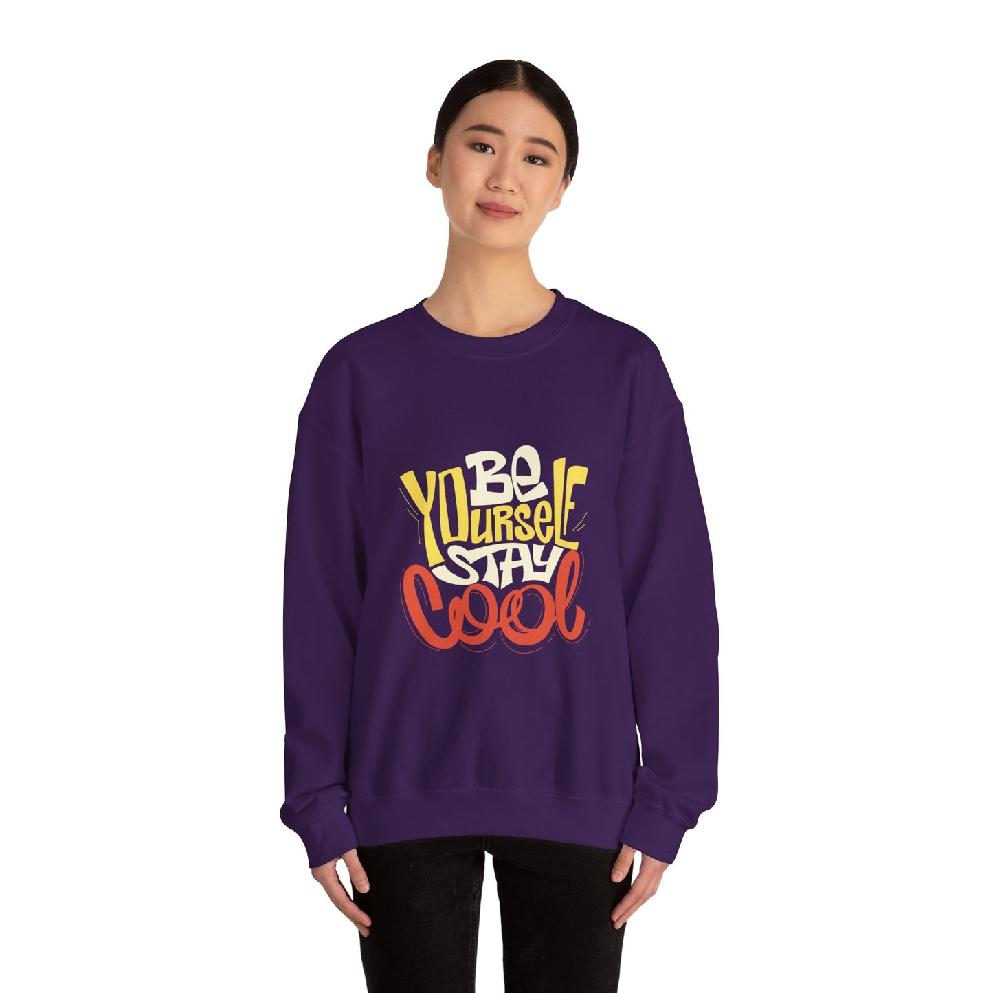 Be Yourself Stay Cool Unisex Heavy Blend™ Crewneck Sweatshirt