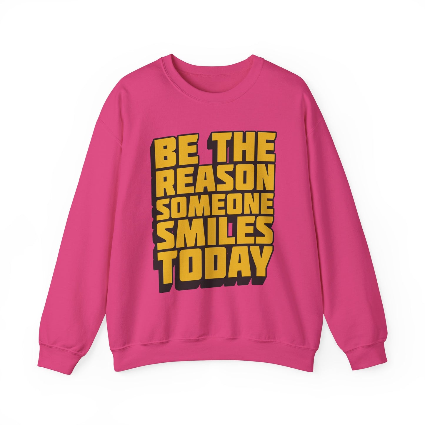Be The Reason Someone Smiles Today Unisex Heavy Blend™ Crewneck Sweatshirt