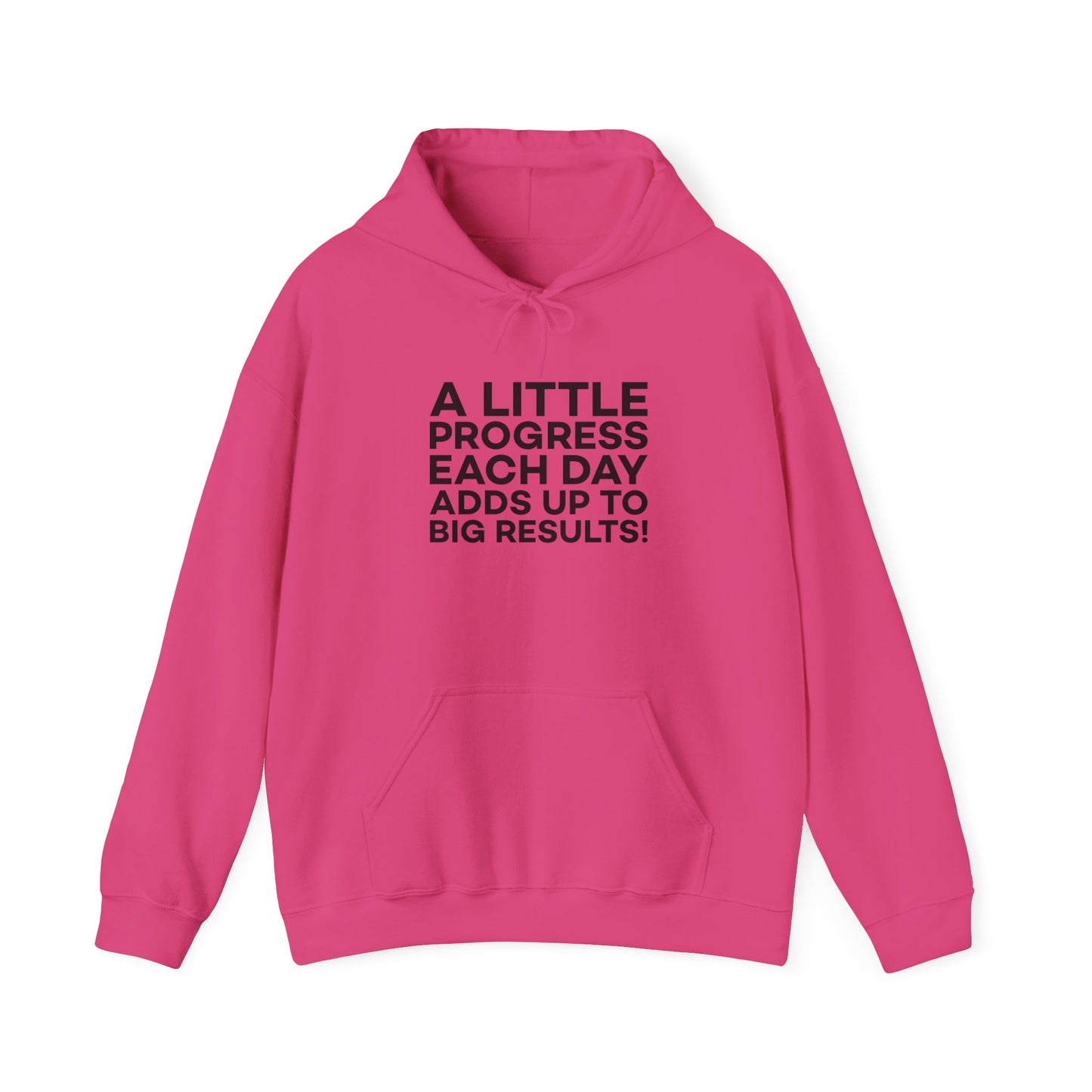 A Little Progress Each Day Adds Up To Big Results! Unisex Heavy Blend™ Hooded Sweatshirt