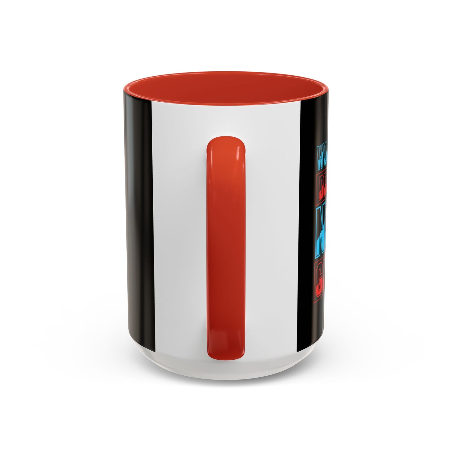Work Hard Dream Big Never Give Up Accent Coffee Mug (11, 15oz)
