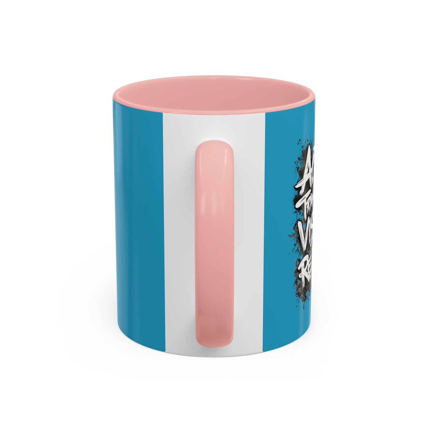 Action Transforms Vision Into Reality Accent Coffee Mug (11, 15oz)