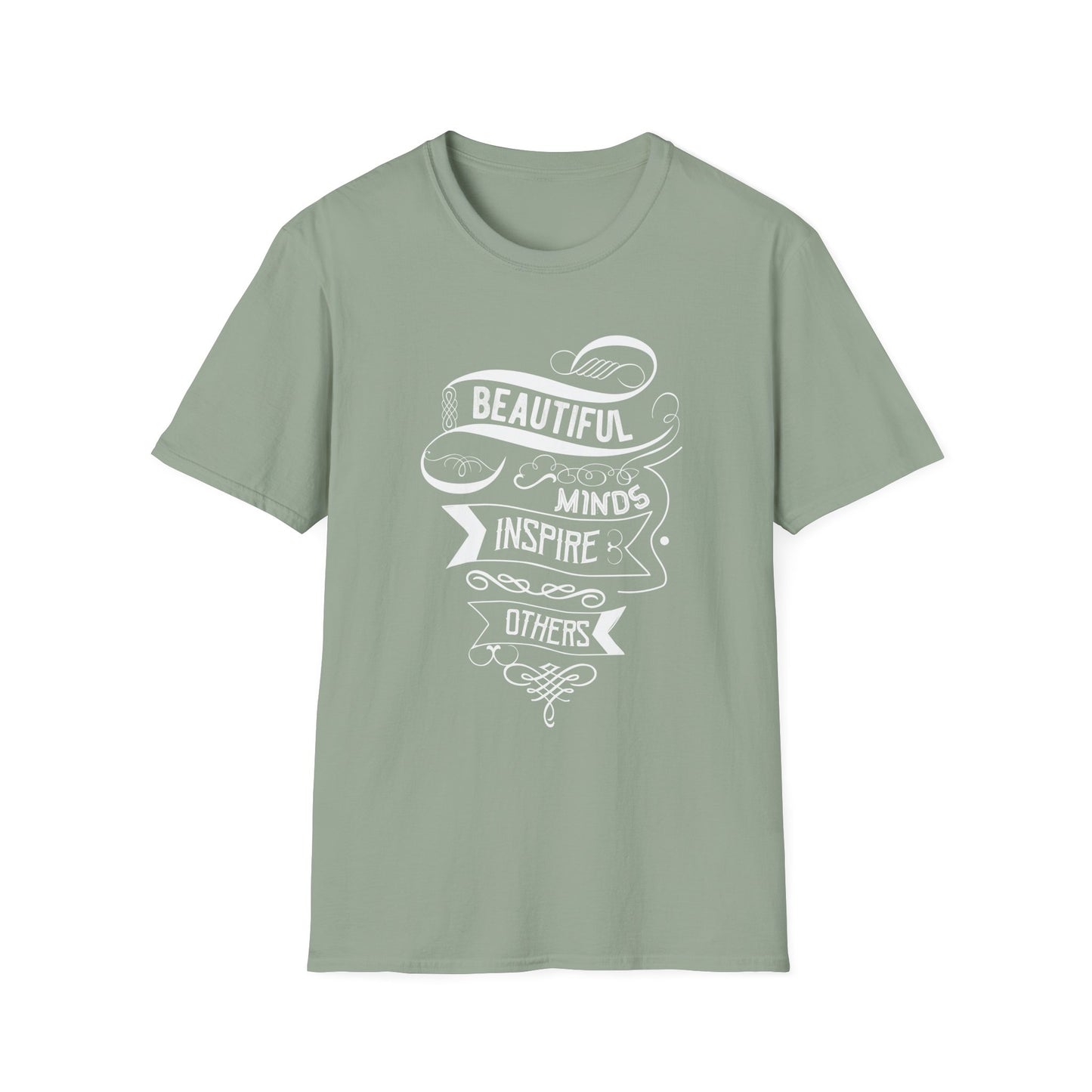 Beautiful Minds Inspire Others Unisex Softstyle T-Shirt