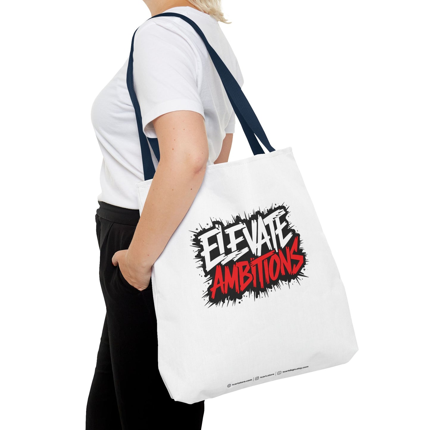 Elevate Ambitions Tote Bag (AOP)