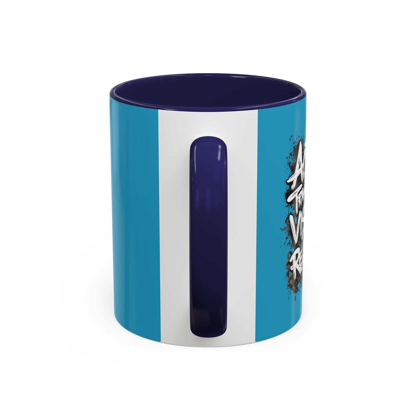 Action Transforms Vision Into Reality Accent Coffee Mug (11, 15oz)