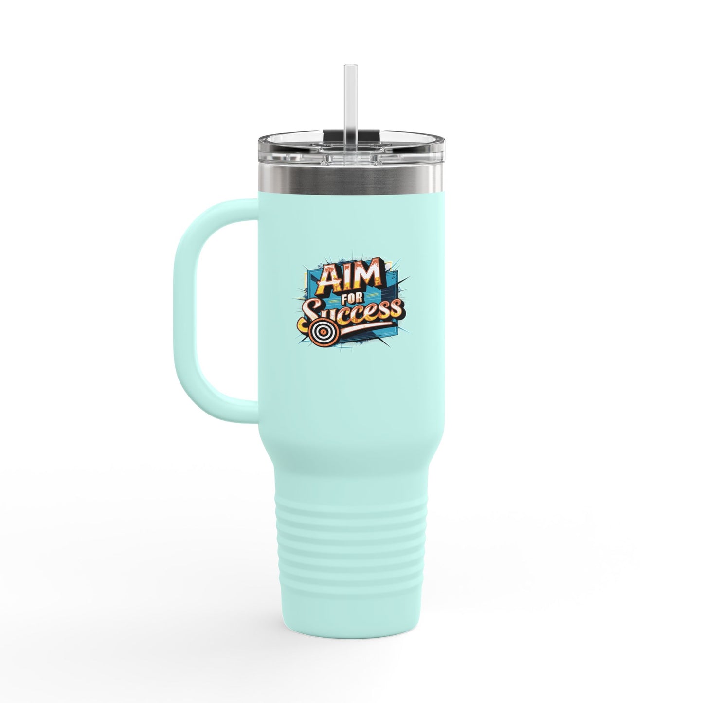 Aim For Success Insulated Travel Mug, 40oz