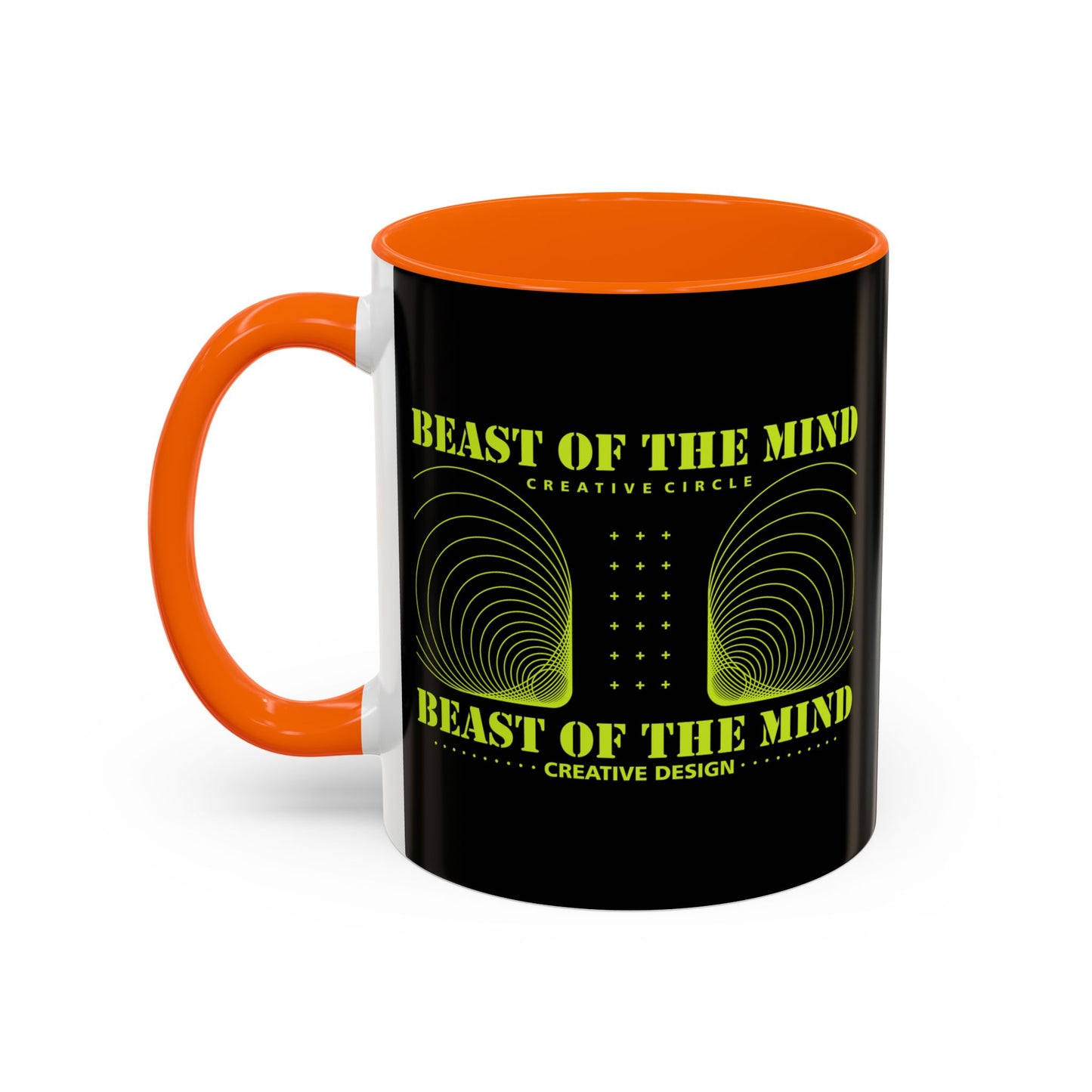 Beast Of The Mind Creative Circle Accent Coffee Mug (11, 15oz)