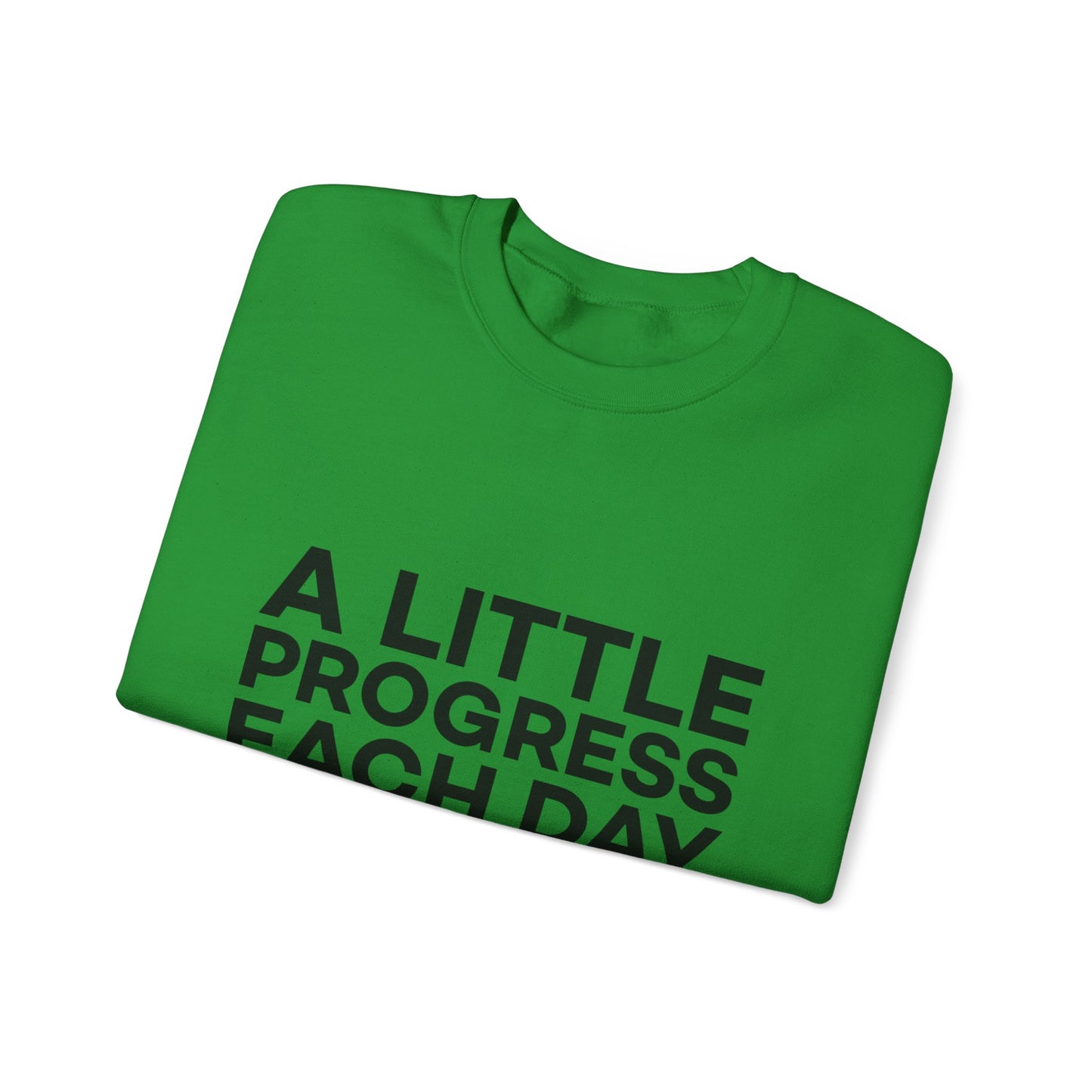 A Little Progress Each Day Adds Up To Big Results! Unisex Heavy Blend™ Crewneck Sweatshirt