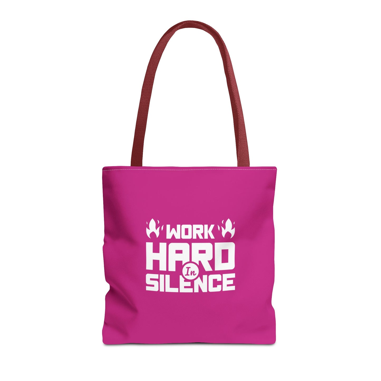 Work Hard In Silence Tote Bag (AOP)