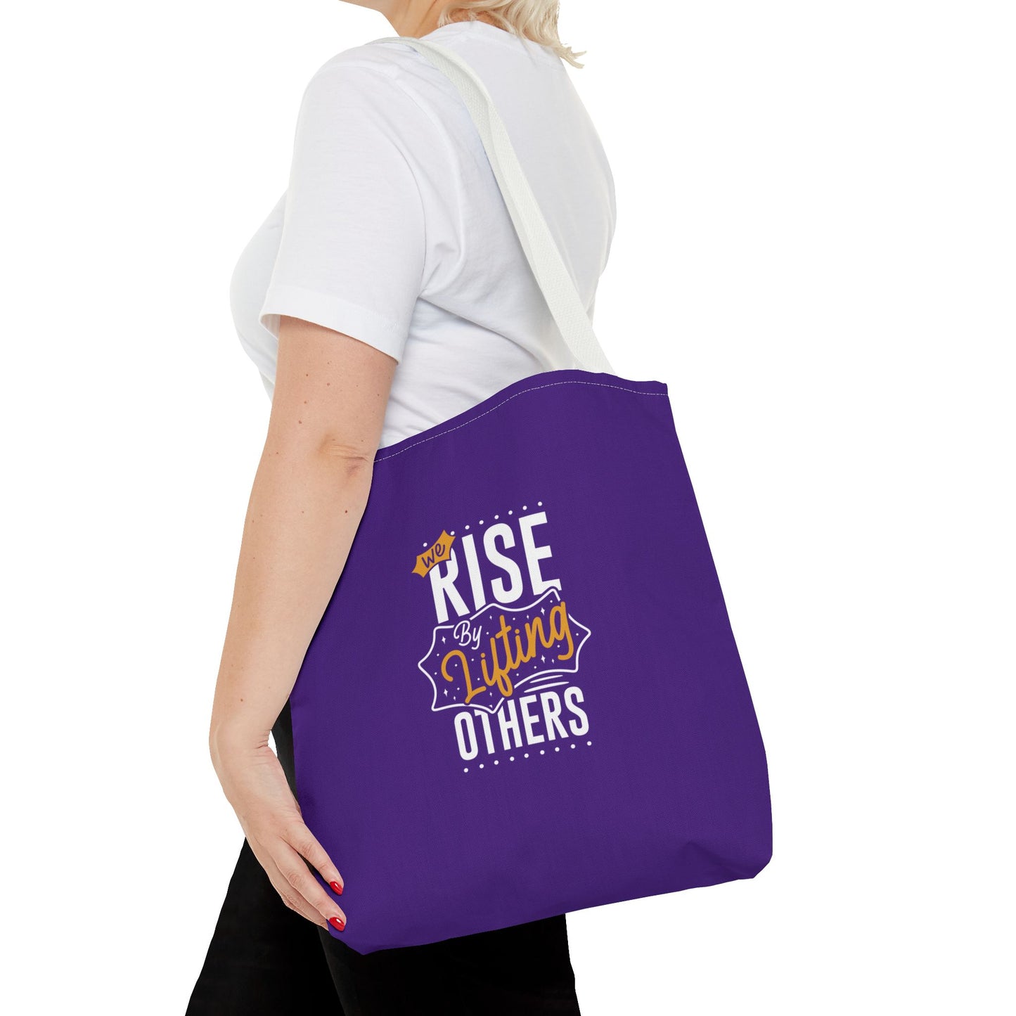 We Rise By Lifting Others Tote Bag (AOP)
