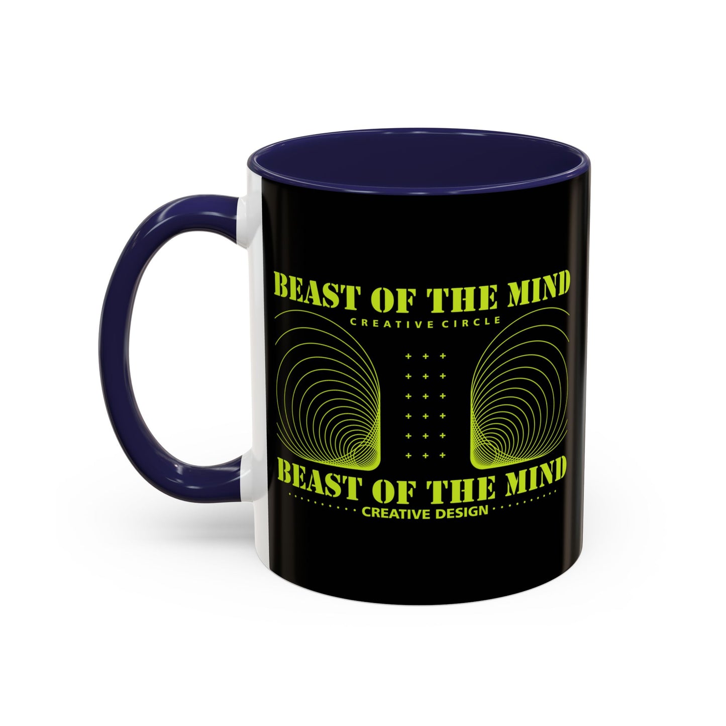 Beast Of The Mind Creative Circle Accent Coffee Mug (11, 15oz)