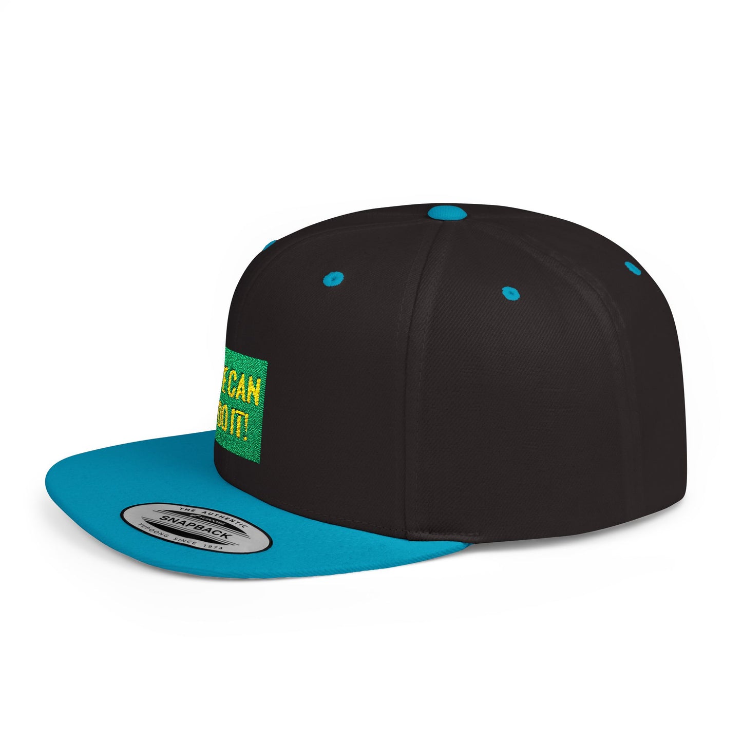 You Can Do It Flat Bill Snapback