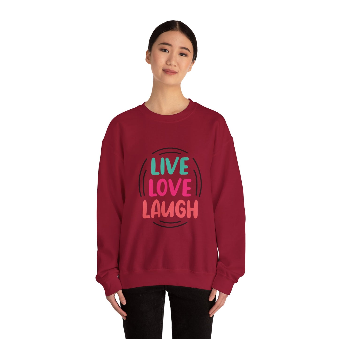 Live Love Laugh Unisex Heavy Blend™ Crewneck Sweatshirt