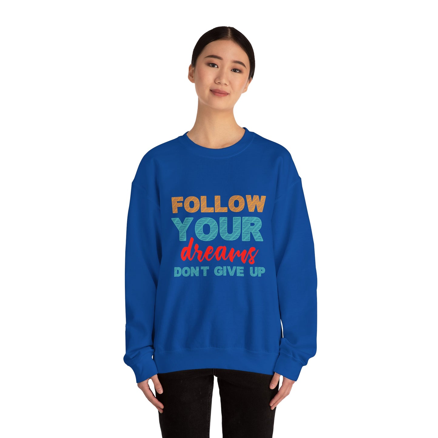 Follow Your Dreams Unisex Heavy Blend™ Crewneck Sweatshirt