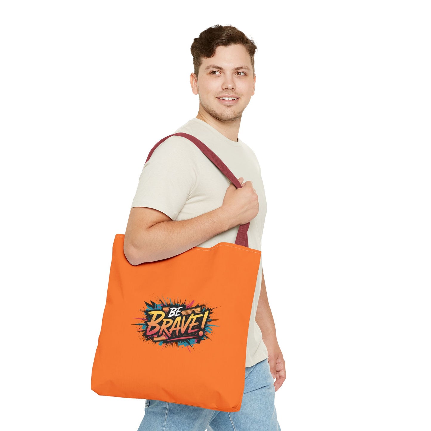 Be Brave! Tote Bag (AOP)
