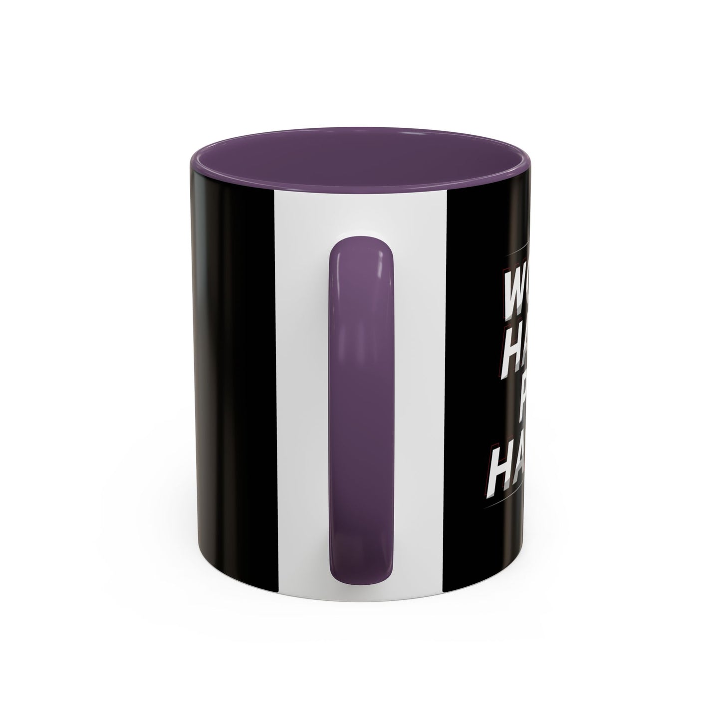 Work Hard Pray Hard Accent Coffee Mug (11, 15oz)