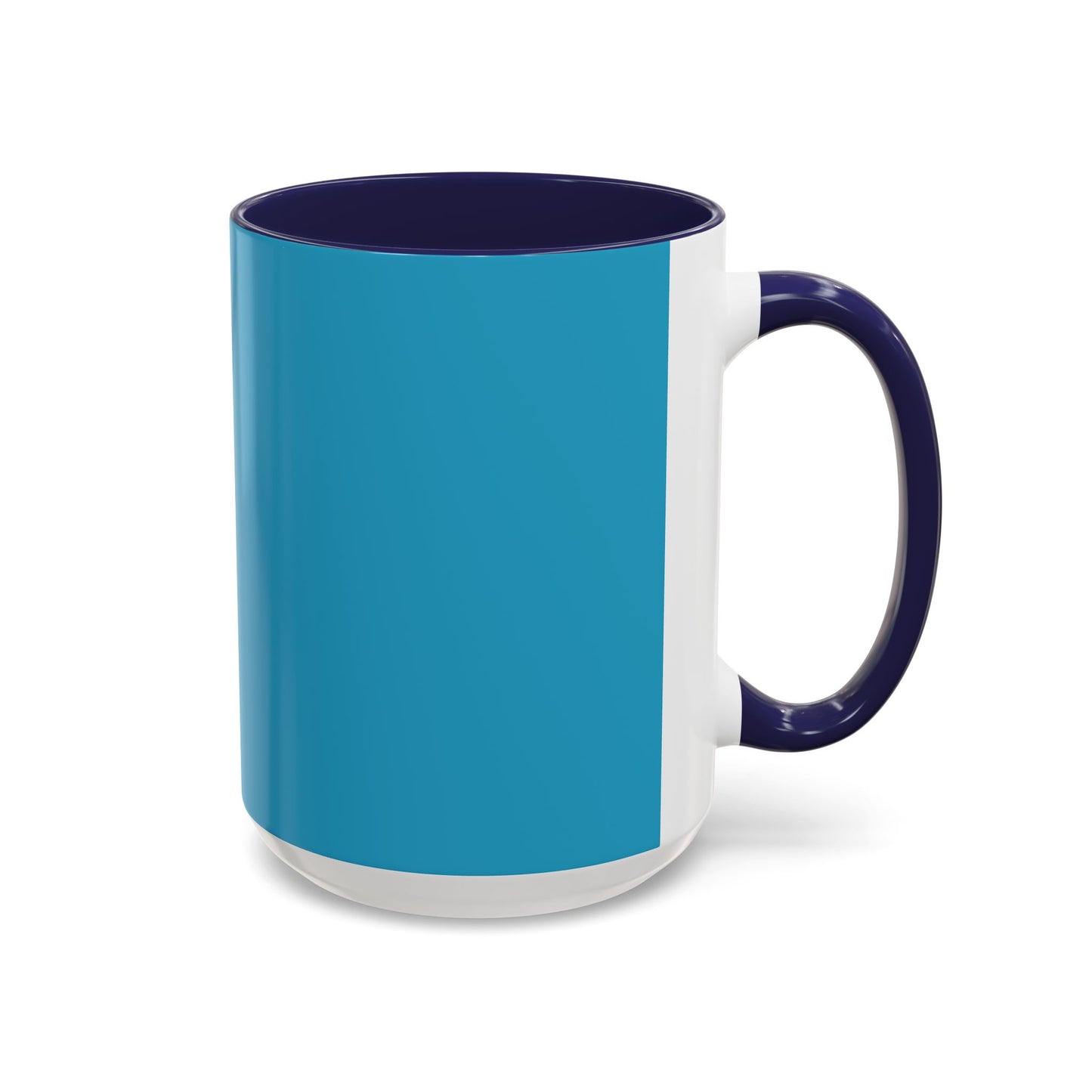 Action Transforms Vision Into Reality Accent Coffee Mug (11, 15oz)