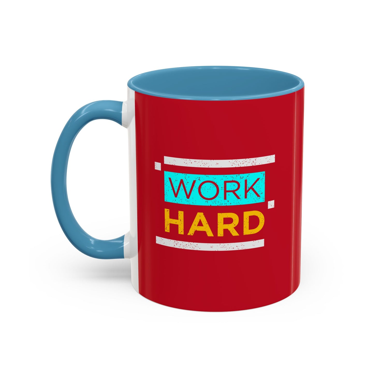 Work Hard Accent Coffee Mug (11, 15oz)