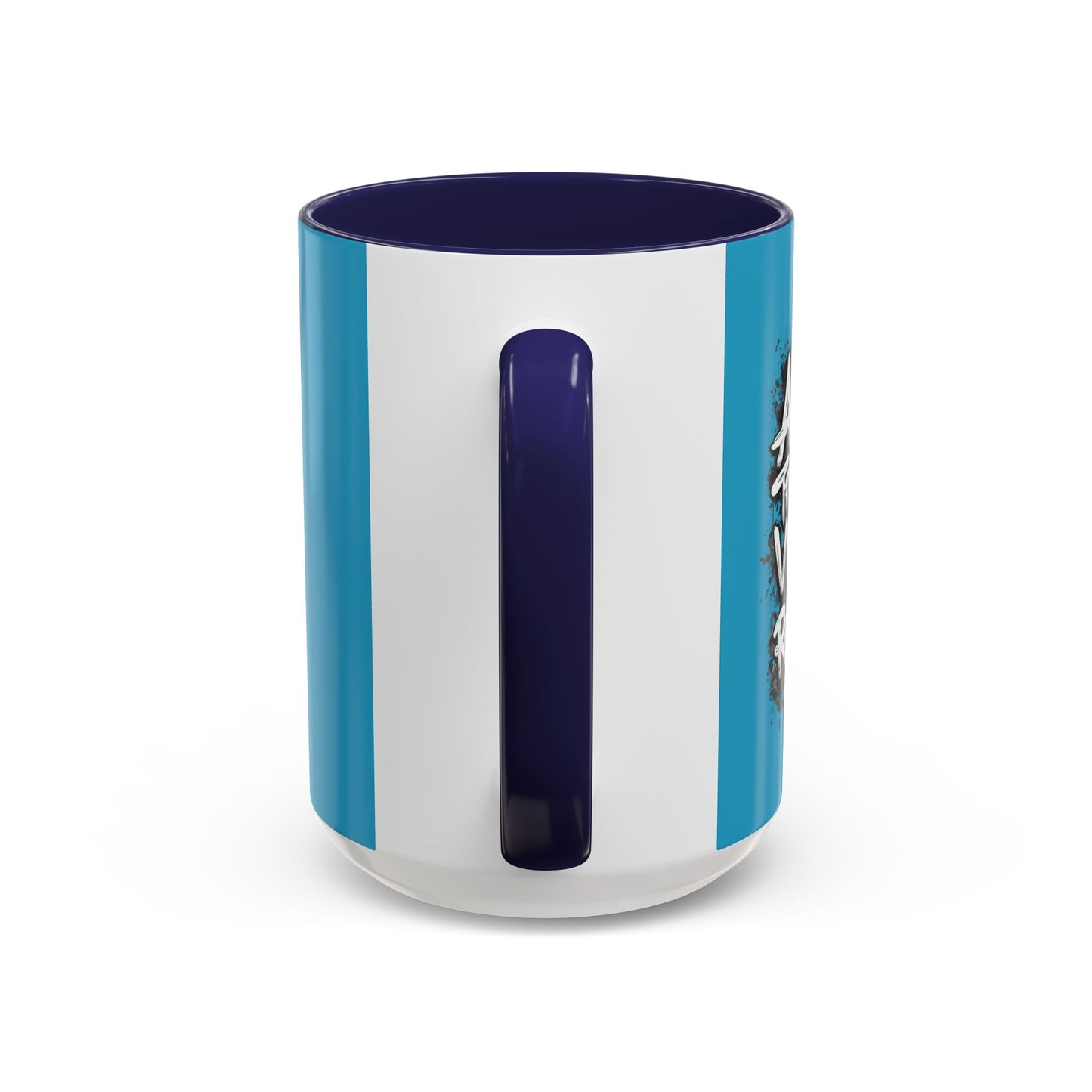 Action Transforms Vision Into Reality Accent Coffee Mug (11, 15oz)