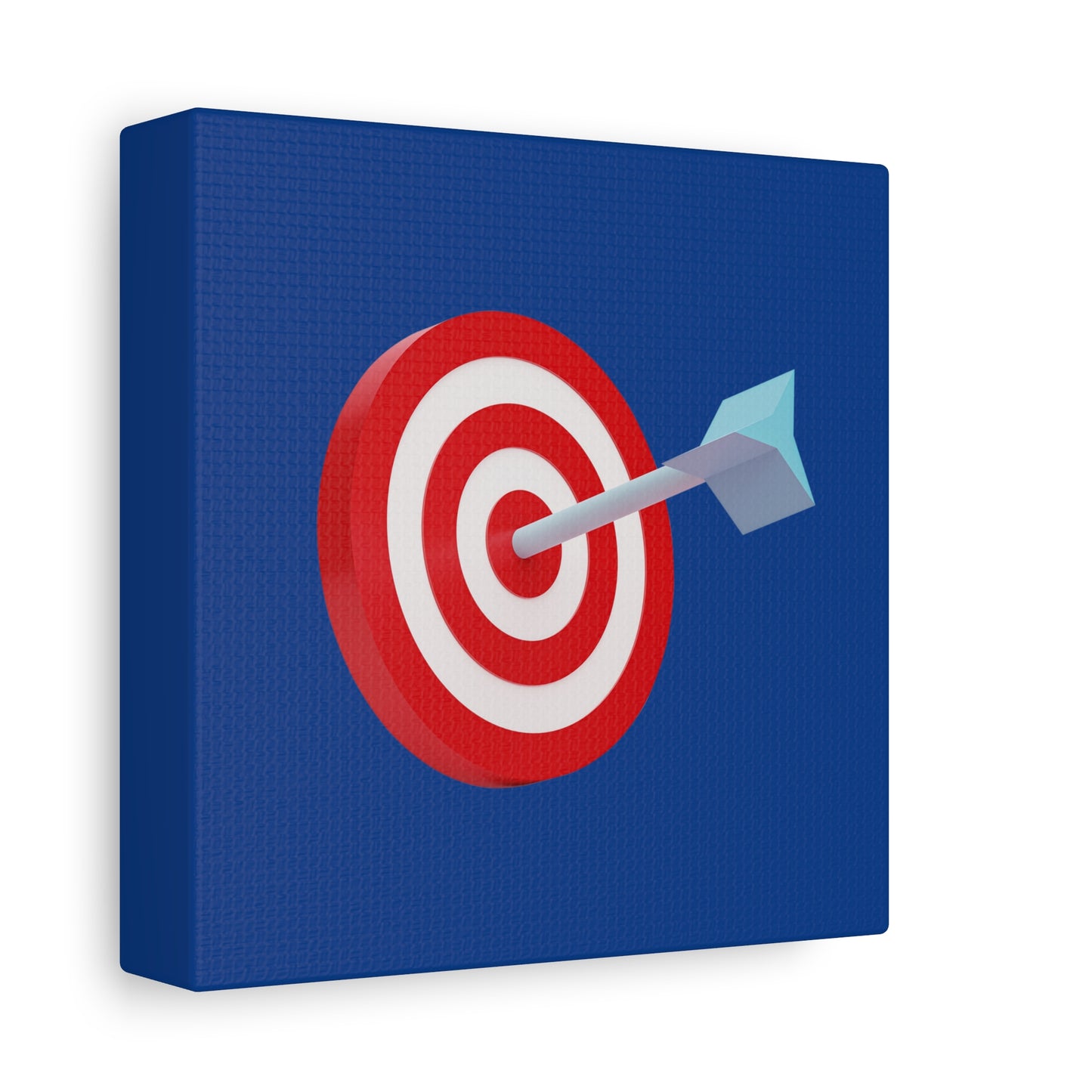 3d Render Arroe Hit The Center Of Target Or Goal Of Success Matte Canvas, Stretched, 1.25"