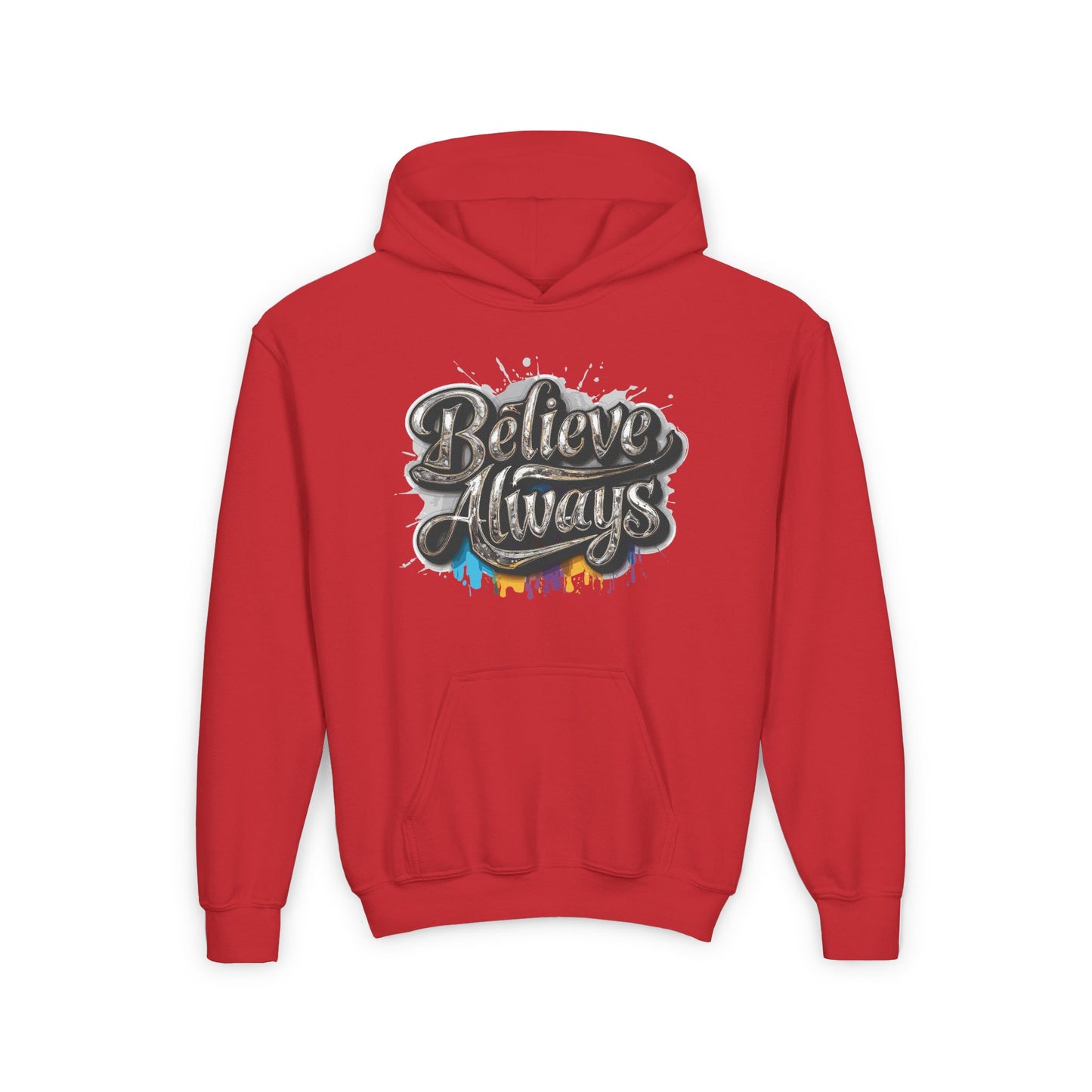 Believe Always Youth Heavy Blend Hooded Sweatshirt