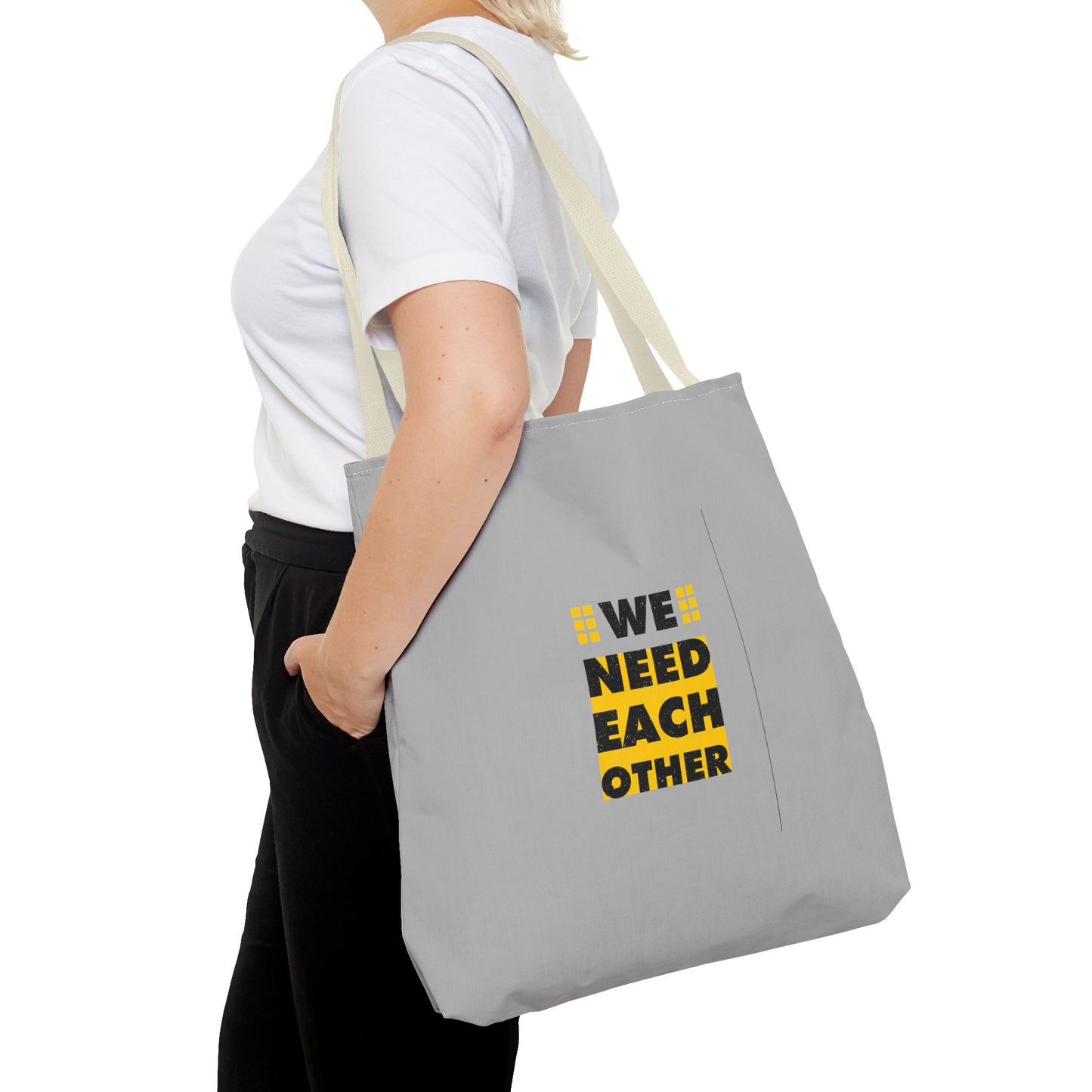 We Need Each Other Tote Bag (AOP)