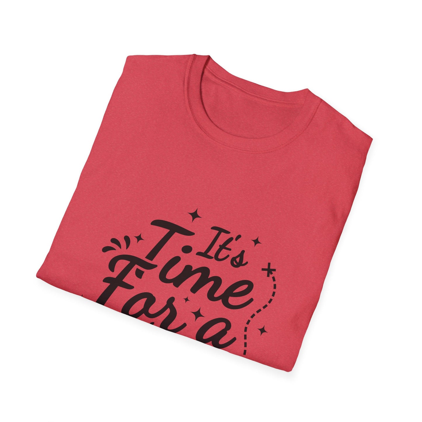 It's Time for a New Adventure Unisex Softstyle T-Shirt