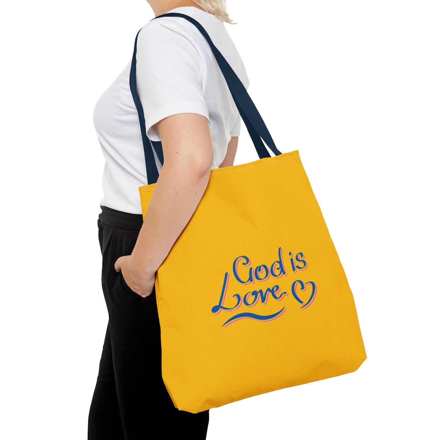 God Is Love Tote Bag (AOP)
