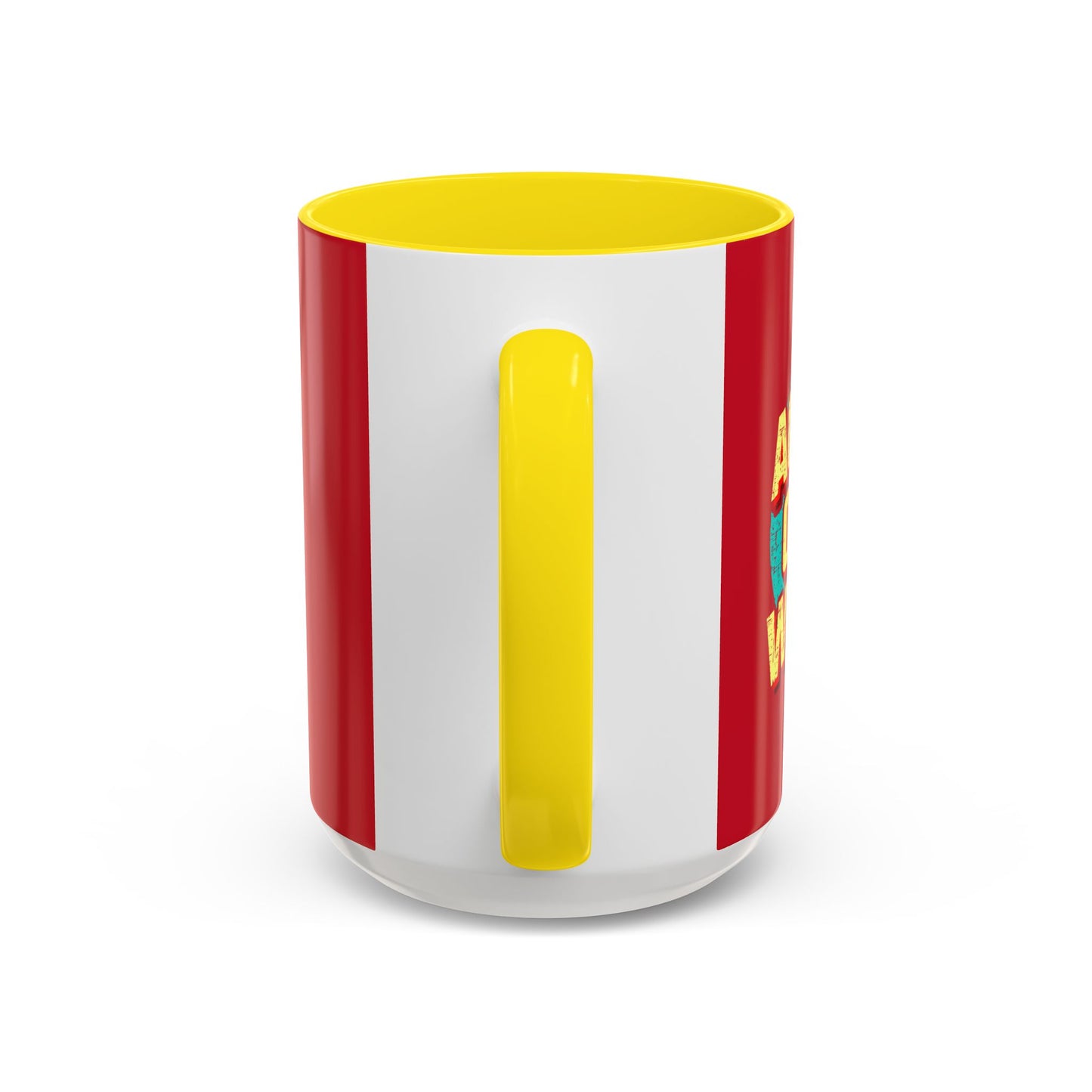 Action Over Words Accent Coffee Mug (11, 15oz)