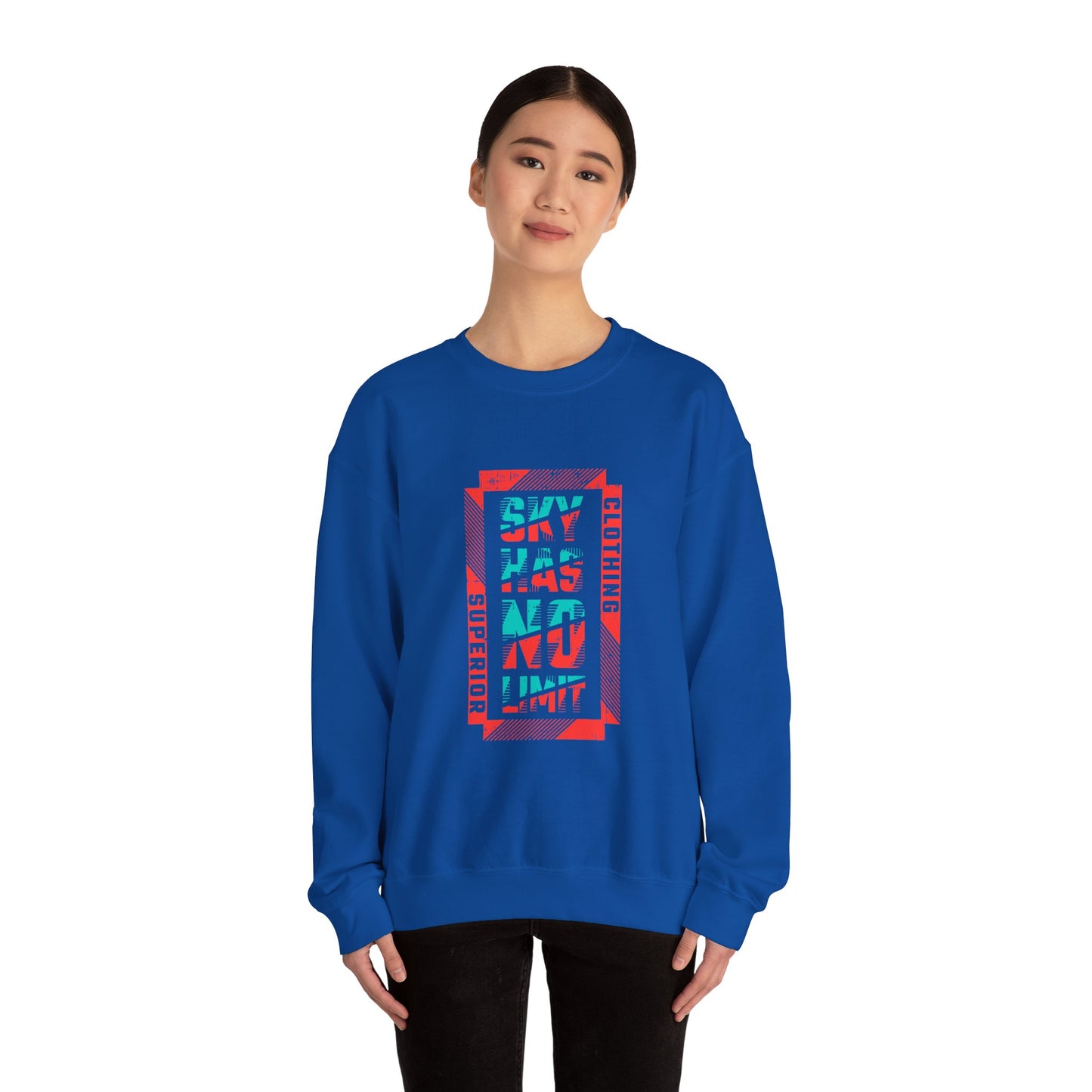 Sky Has No Limit Unisex Heavy Blend™ Crewneck Sweatshirt