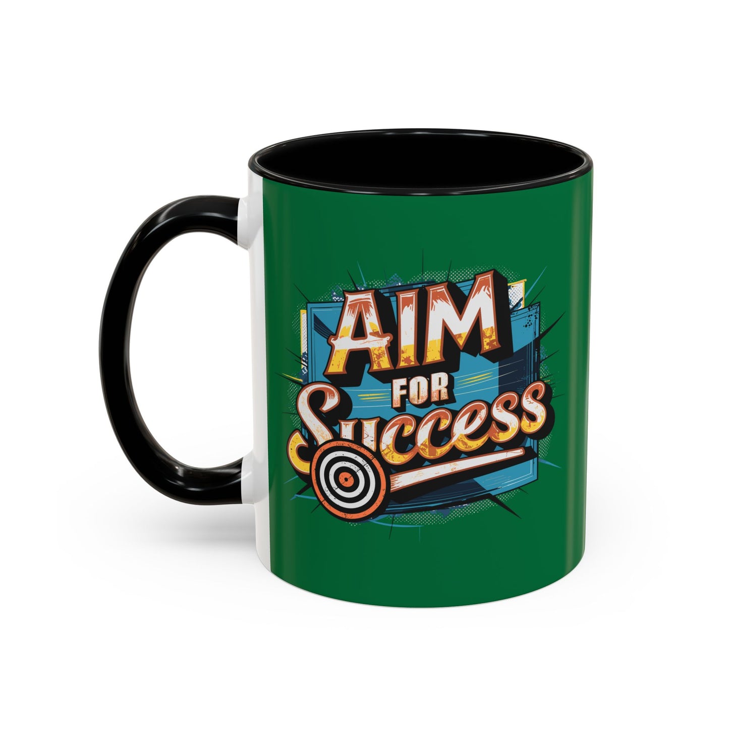 Aim For Success Accent Coffee Mug (11, 15oz)