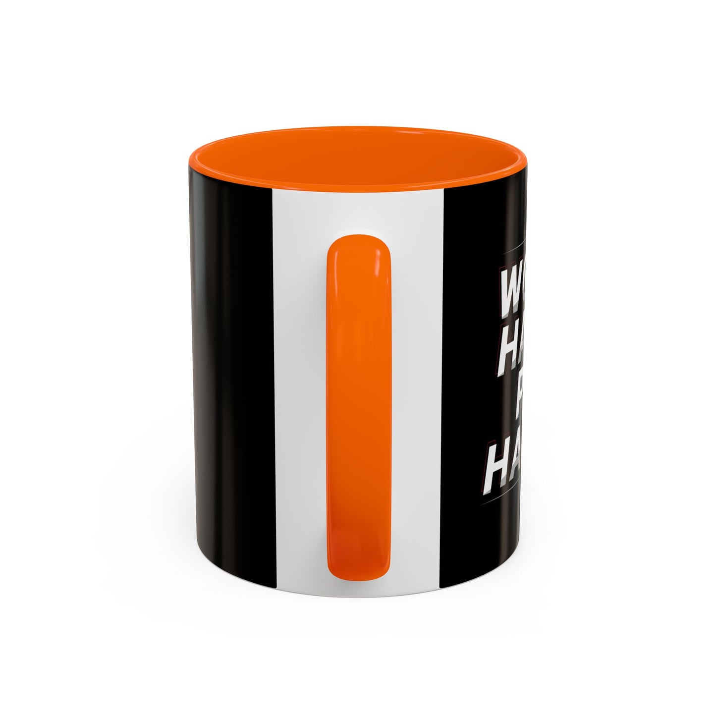 Work Hard Pray Hard Accent Coffee Mug (11, 15oz)