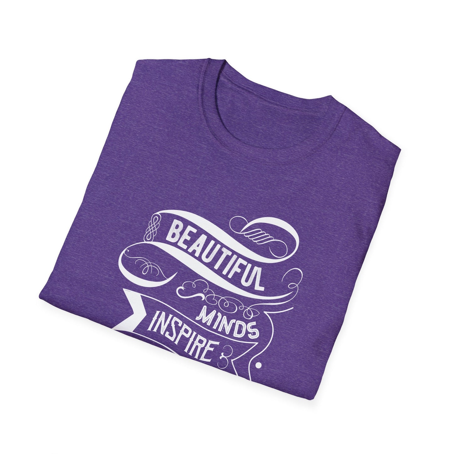 Beautiful Minds Inspire Others Unisex Softstyle T-Shirt