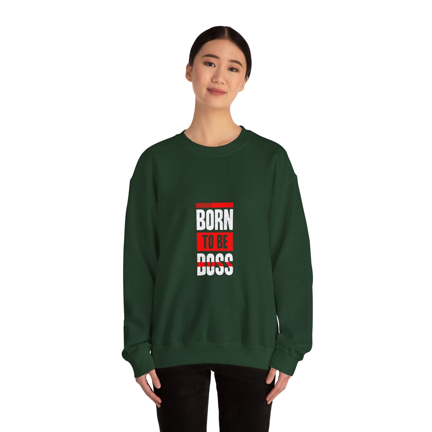 Born To Be Boss Unisex Heavy Blend™ Crewneck Sweatshirt
