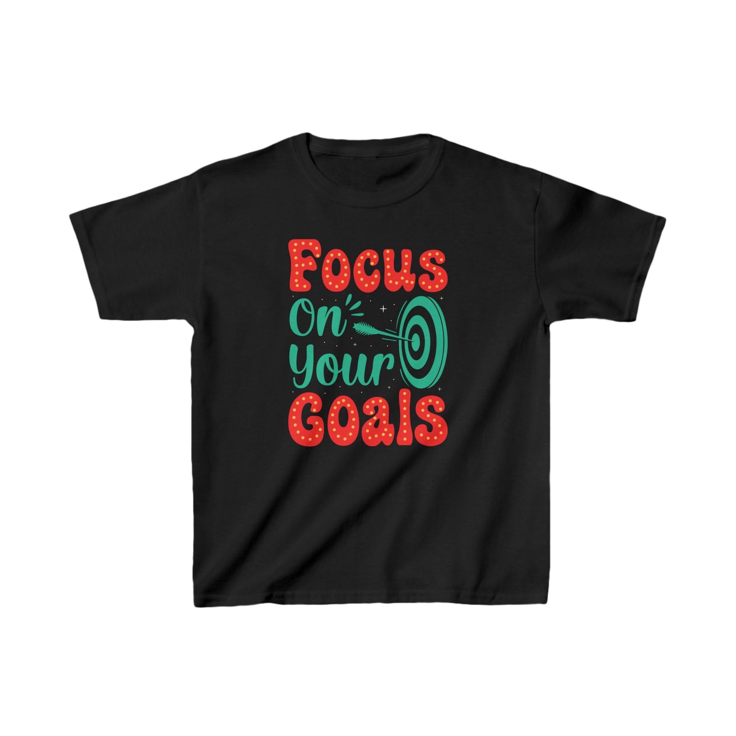 Focus On Your Goals Kids Heavy Cotton™ Tee