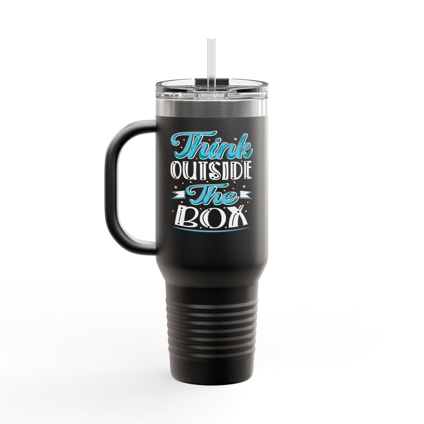 Think Outside The Box Insulated Travel Mug, 40oz
