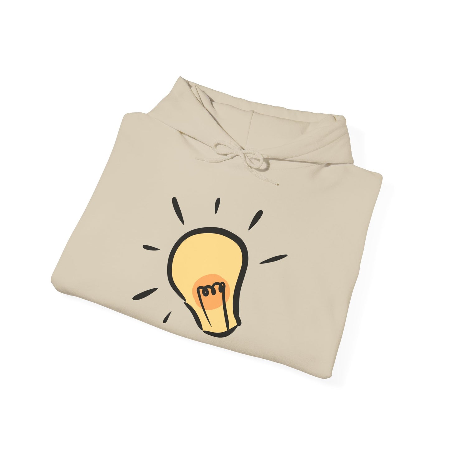 Inspire Idea Bulb Unisex Heavy Blend™ Hooded Sweatshirt