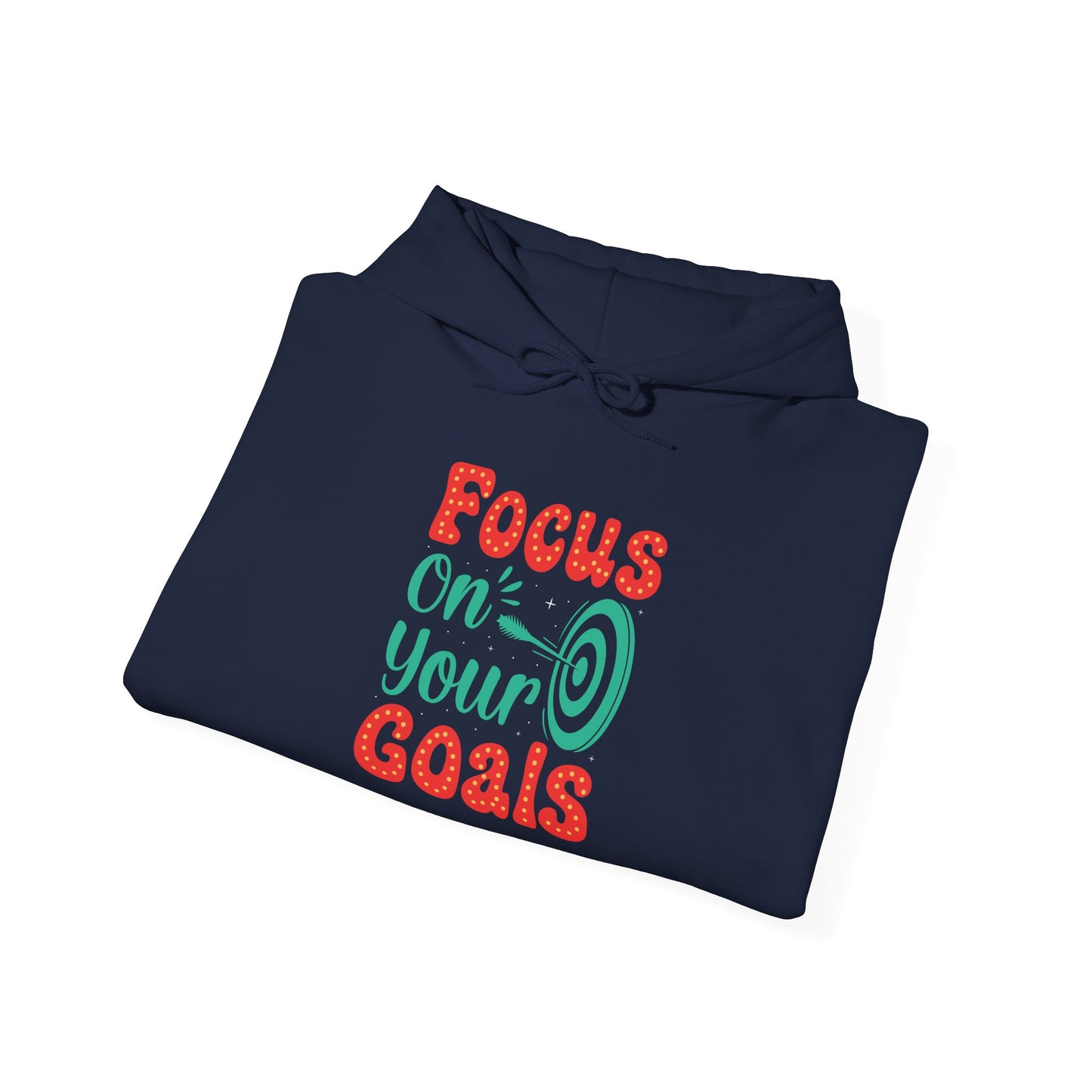 Focus On Your Goals Unisex Heavy Blend™ Hooded Sweatshirt