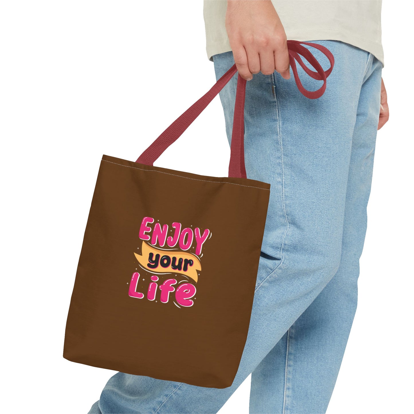 Enjoy Your Life Tote Bag (AOP)