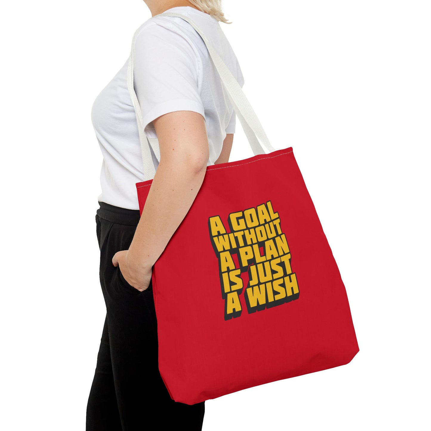 A Goal Without A Plan Is Just A Wish Tote Bag (AOP)