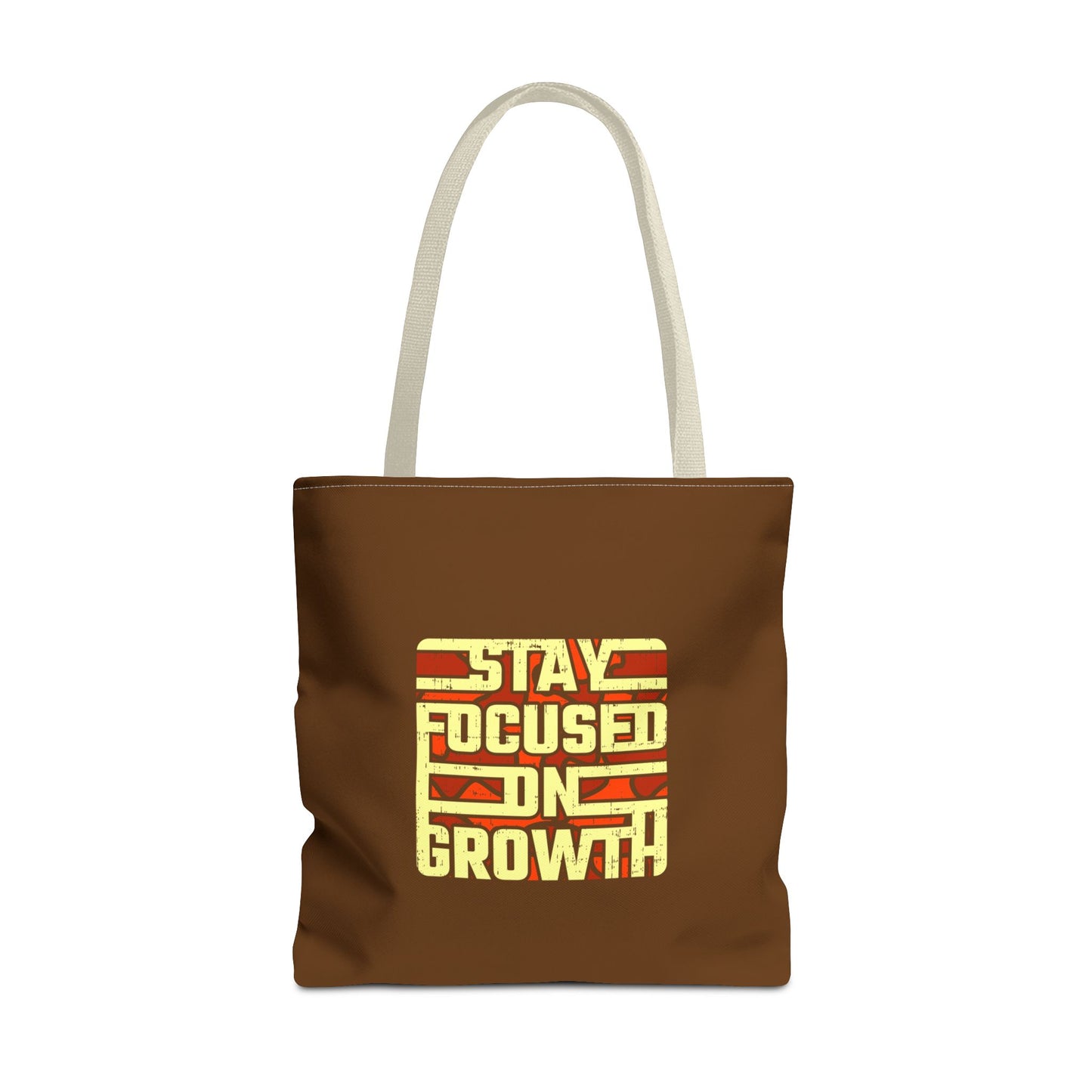 Stay Focused On Growth Tote Bag (AOP)