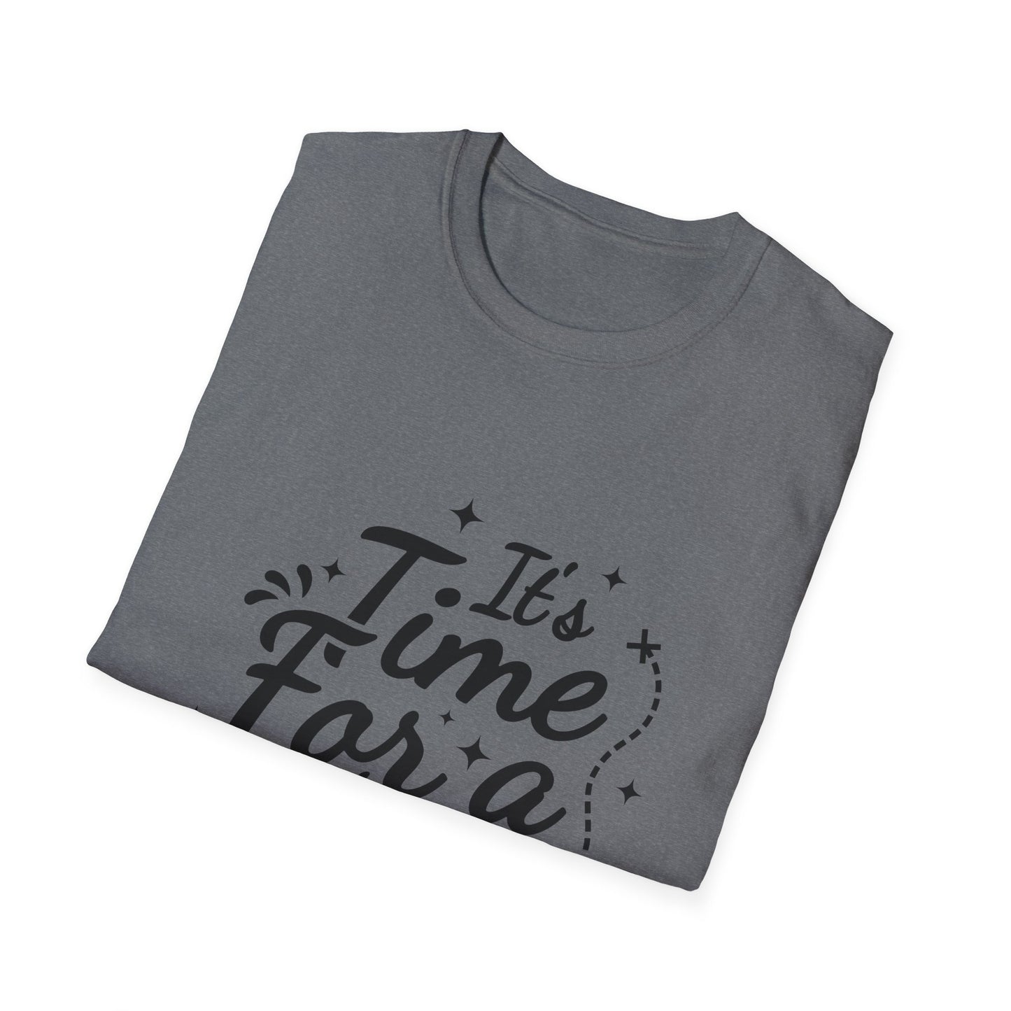 It's Time for a New Adventure Unisex Softstyle T-Shirt