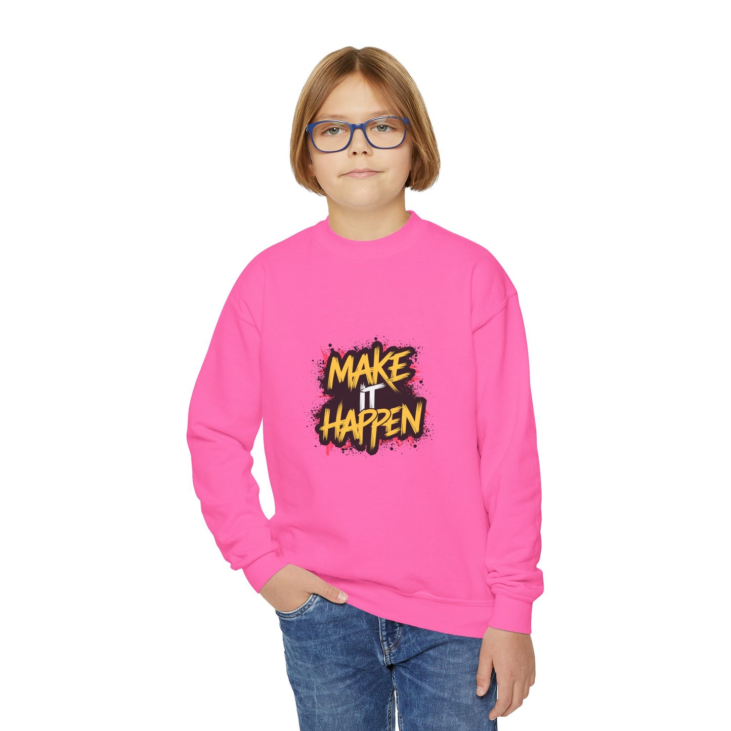 Make It Happen Youth Crewneck Sweatshirt